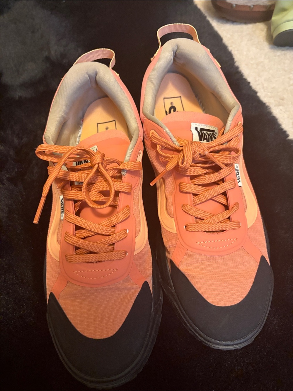 Vans Coral-Pink Platform Sneakers - Picture 3 of 5